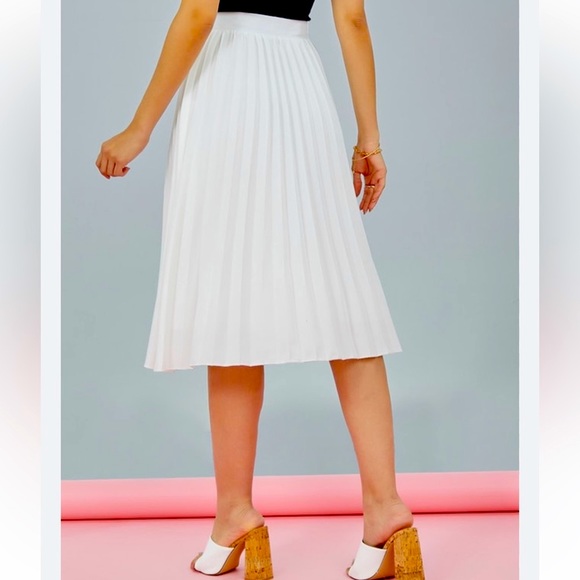 Pleated Midi Skirt size Medium - Picture 2 of 7